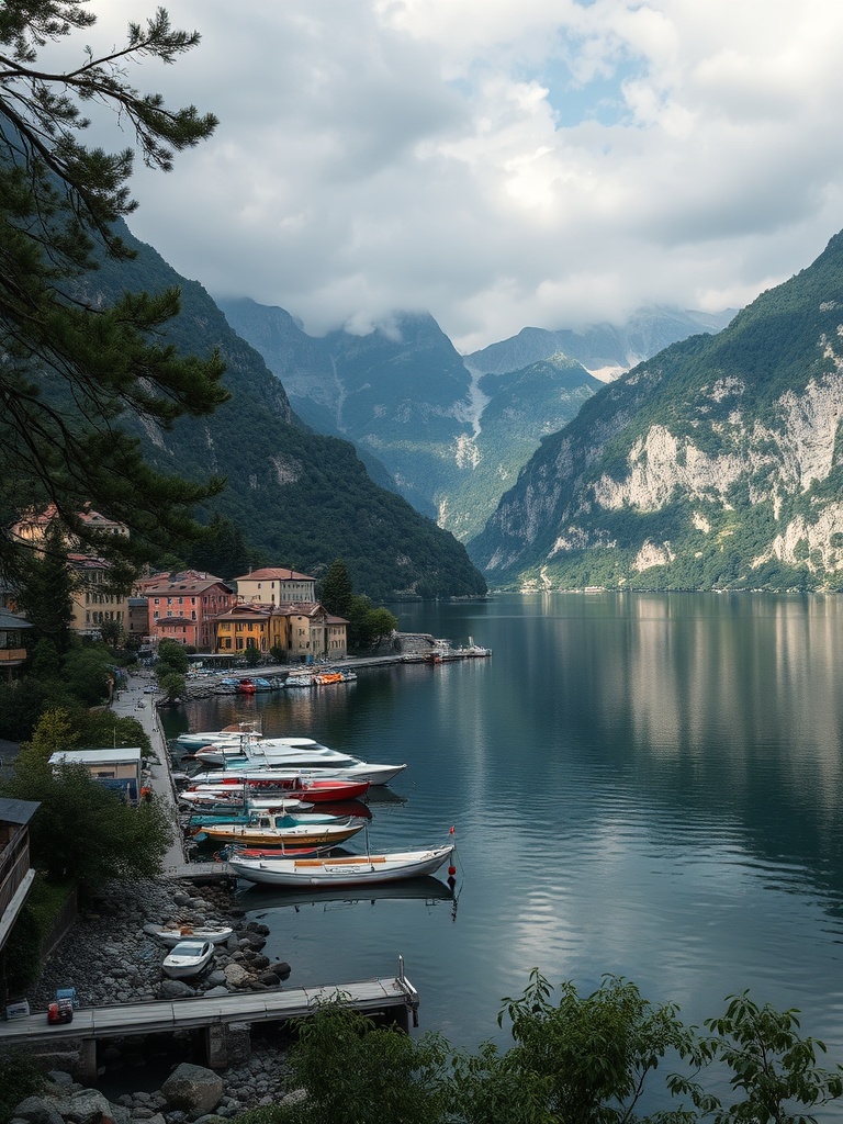 lake como image
