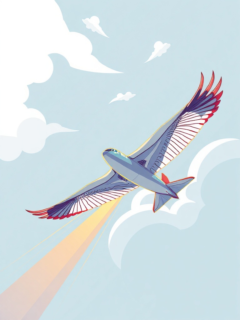 flying image