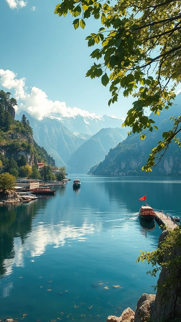 lake como image