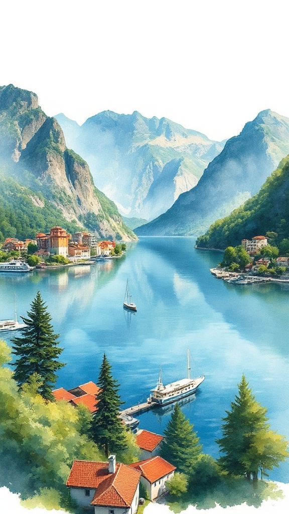 lake como image