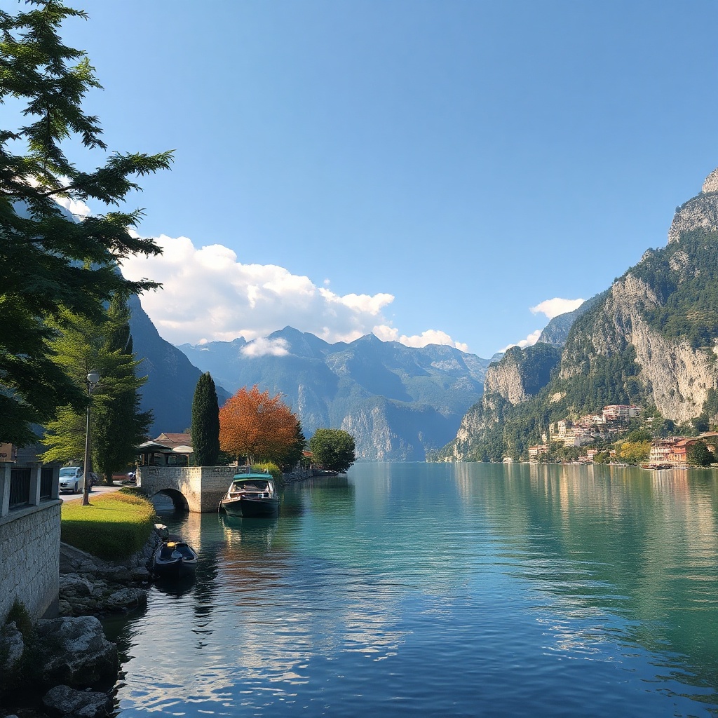 lake como image