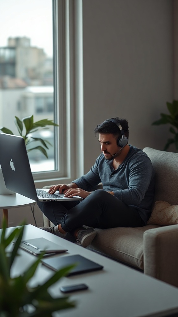 remote work image