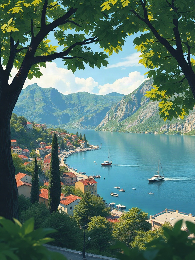 lake como image